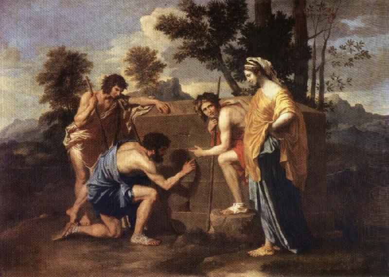 POUSSIN, Nicolas Et in Arcadia Ego china oil painting image